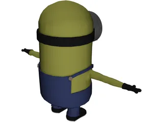 Minion One Eye 3D Model