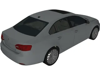 Volkswagen Jetta (2011) 3D Model