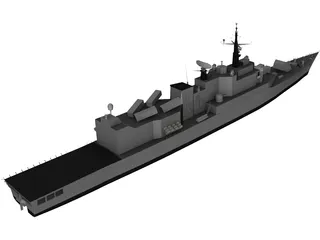 Maestrale Frigate 3D Model