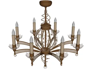 Chandlier 3D Model