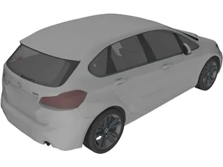 BMW 225i Active Tourer 3D Model
