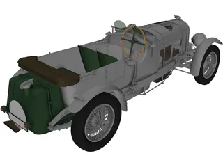 Bentley (1930) 3D Model