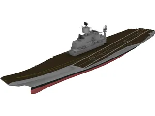 Vikramadity Aircraft Carrier 3D Model