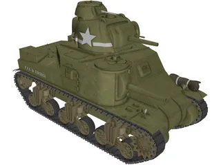 M3 Lee 3D Model