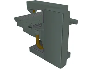 Milling Machine 3D Model