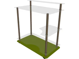 Book Stand 3D Model