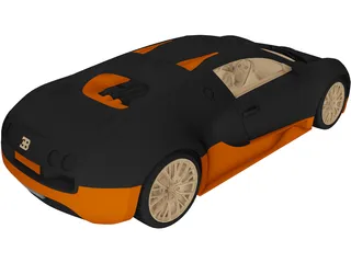Bugatti Veyron Super Sport 3D Model