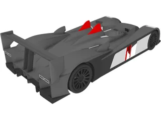 Audi R10 TDi Le Mans 3D Model