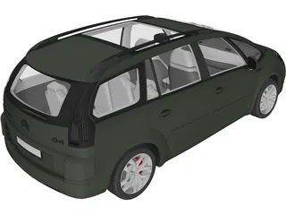 Citroen C4 Picasso (2006) 3D Model