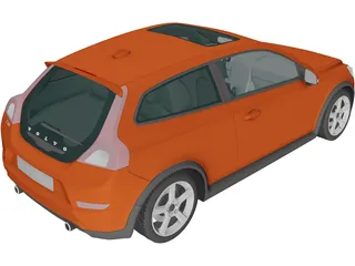 Volvo C30 (2010) 3D Model