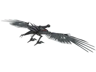 Laserbeak Mechanical Bird 3D Model