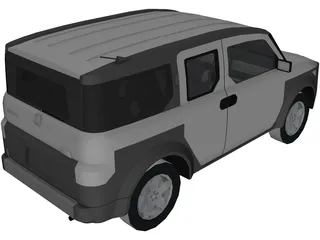 Honda Element 3D Model