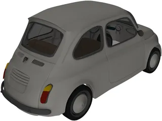 Fiat 500 3D Model