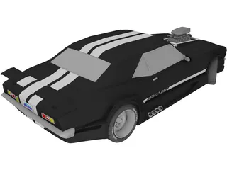 Chevrolet Yenko Camaro Supercharged 3D Model