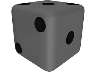 Casino Dice 3D Model