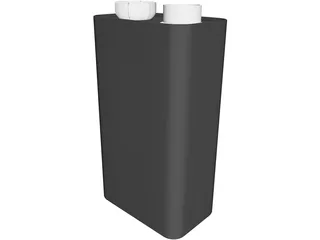 9 Volt Battery 3D Model