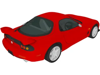 Mazda RX-7 (2001) 3D Model