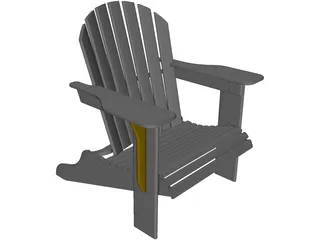 Adirondack Chair 3D Model