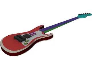 Guitar 3D Model