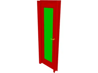 Passage Door 3D Model