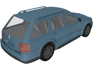 Lincoln Aviator 3D Model