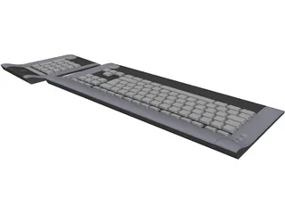 Logitech diNovo Keyboard 3D Model