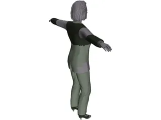 Business Woman 3D Model