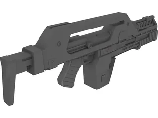 Machine Gun 3D Model