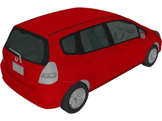 Honda Fit [Jazz] (2002) 3D Model