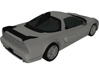 Honda NSX-R [Tuned] (2002) 3D Model