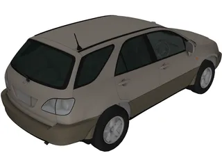 Toyota Harrier 3D Model