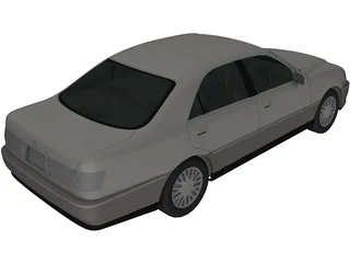 Toyota Crown (2001) 3D Model