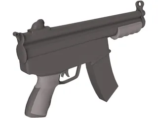 MP5 3D Model