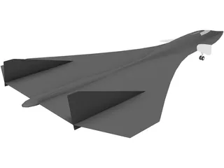 Aurora Spy Plane 3D Model
