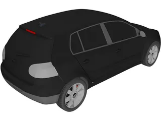 Volkswagen Golf V 3D Model