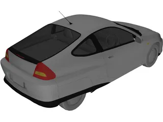 Honda Insight (1999) 3D Model