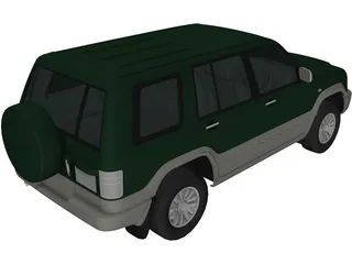 Isuzu Bighorn (2001) 3D Model