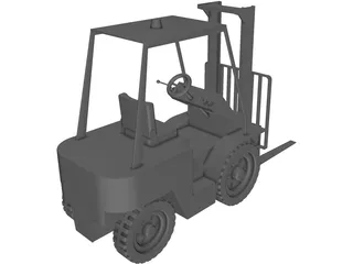 Forklift 3D Model