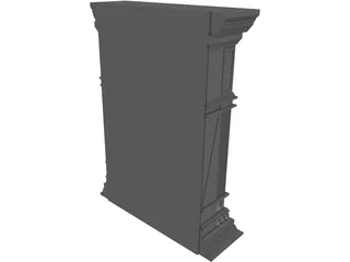 Narnia Wardrobe 3D Model