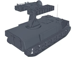 SA-13 MT-LB 3D Model