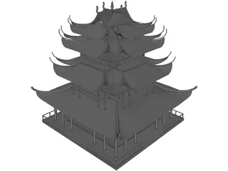 Pagoda 3D Model