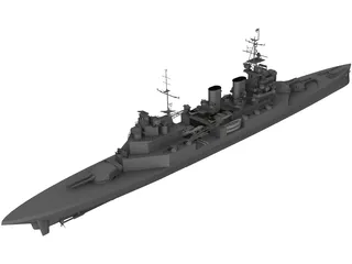 Renown Battlecruiser 3D Model