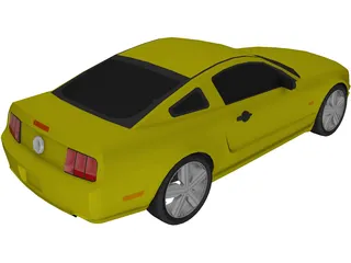 Ford Mustang (2005) 3D Model