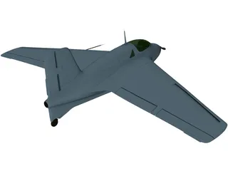 Messerschmitt Me 163 Komet 3D Model