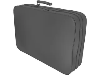 Traveling Suitcase 3D Model