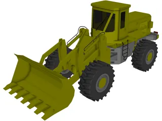 Front End Loader 3D Model