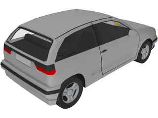 Seat Ibiza 3D Model