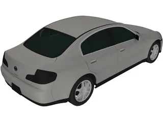 Nissan Skyline V35 Sedan 3D Model