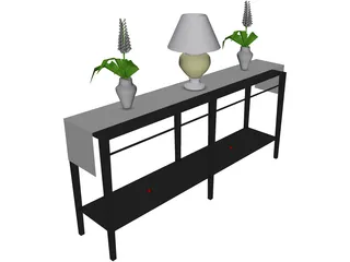 Console Table 3D Model