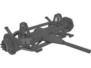 Rear Suspension 3D Model